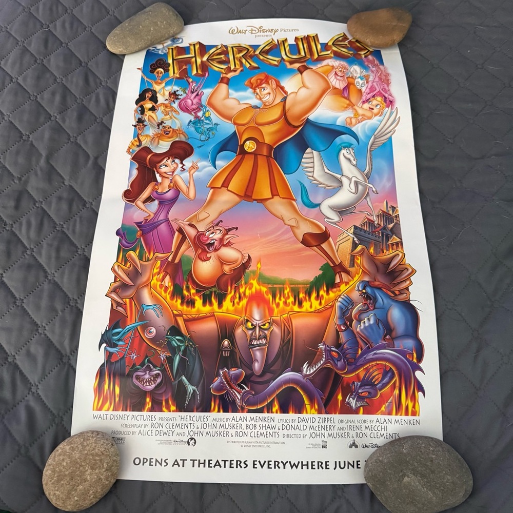 McDonald’s Hercules Original 14x22 Double Sided Promotional Movie Poster